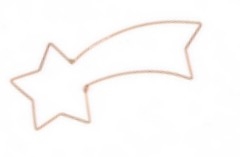 Comet Stjerneskud farve guld